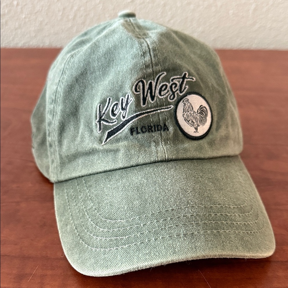 Key West Florida Olive Green Cap